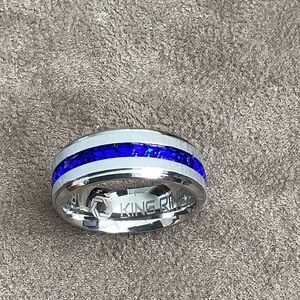 King Ring 8mm Stone Line Ring